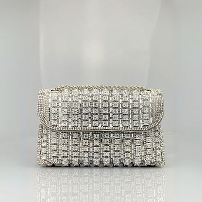 Hillside Chain Strap Embellished Shoulder Bag For Women | Alessia