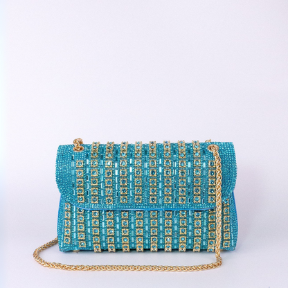 Hillside Chain Strap Embellished Shoulder Bag For Women | Alessia