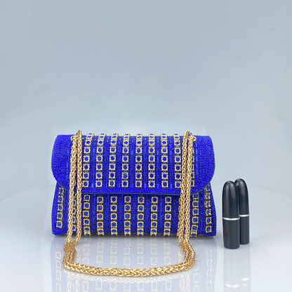 Hillside Chain Strap Embellished Shoulder Bag For Women | Alessia