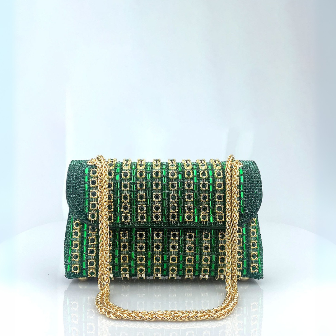 Hillside Chain Strap Embellished Shoulder Bag For Women | Alessia