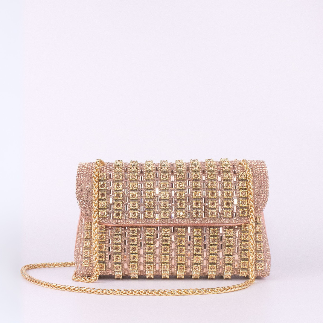 Hillside Chain Strap Embellished Shoulder Bag For Women | Alessia