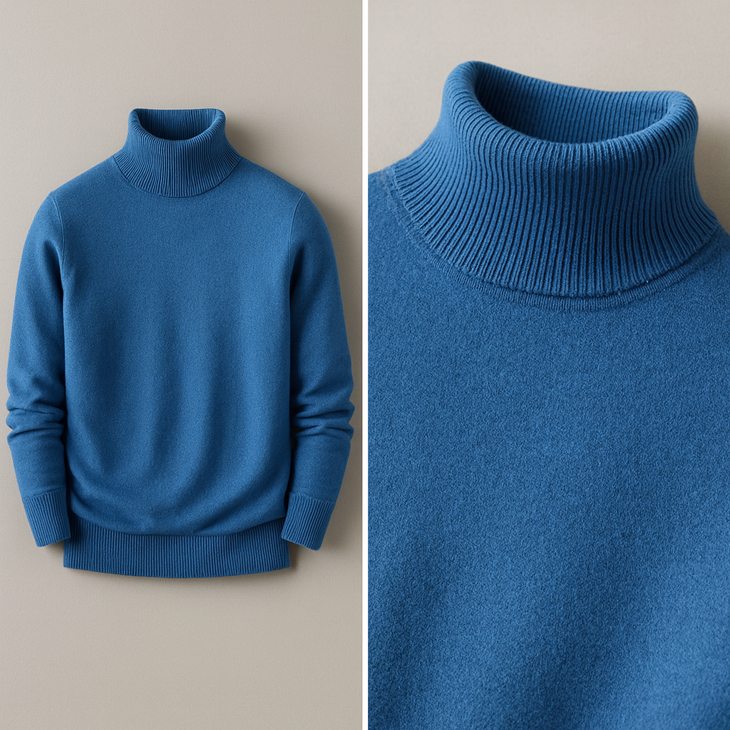 Engaging Classic Turtleneck Knit Sweater For Men | Rohan