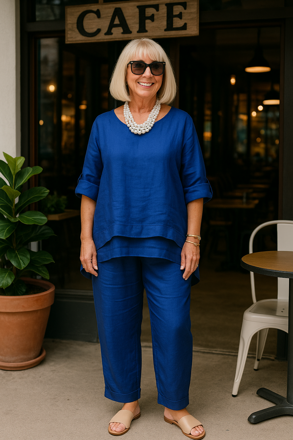 Restrained Elegant two-piece set for women | Marlowe