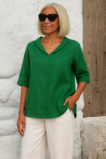 Bright Effortlessly flattering blouse for women | Marena