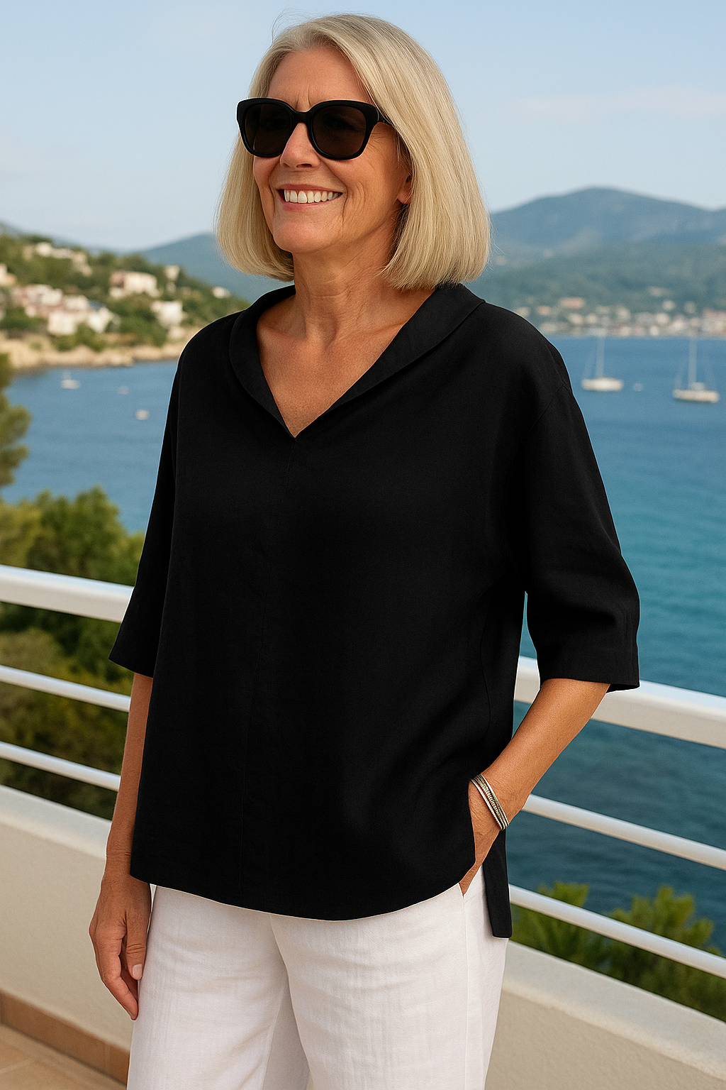 Bright Effortlessly flattering blouse for women | Marena