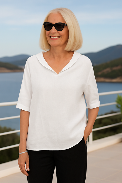 Bright Effortlessly flattering blouse for women | Marena