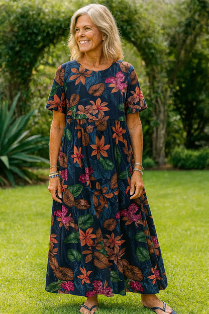Aesthetic Floral maxi dress for women | Masie