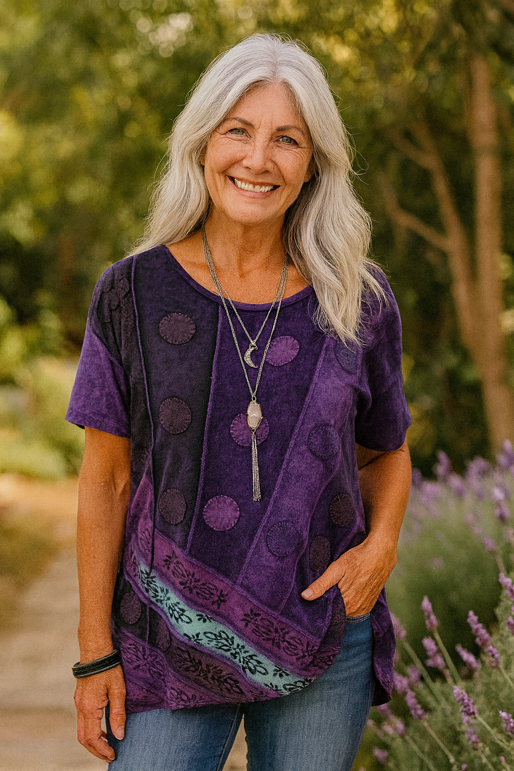 Gorgeous Artistic relaxed top for women | Calla