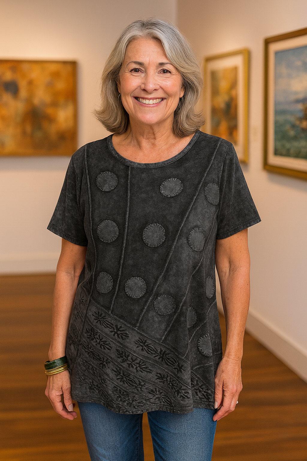 Gorgeous Artistic relaxed top for women | Calla