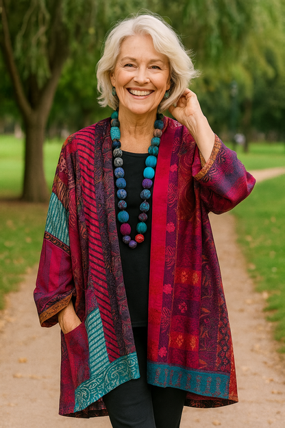 Punchy Astrid for women | Drape cardigan