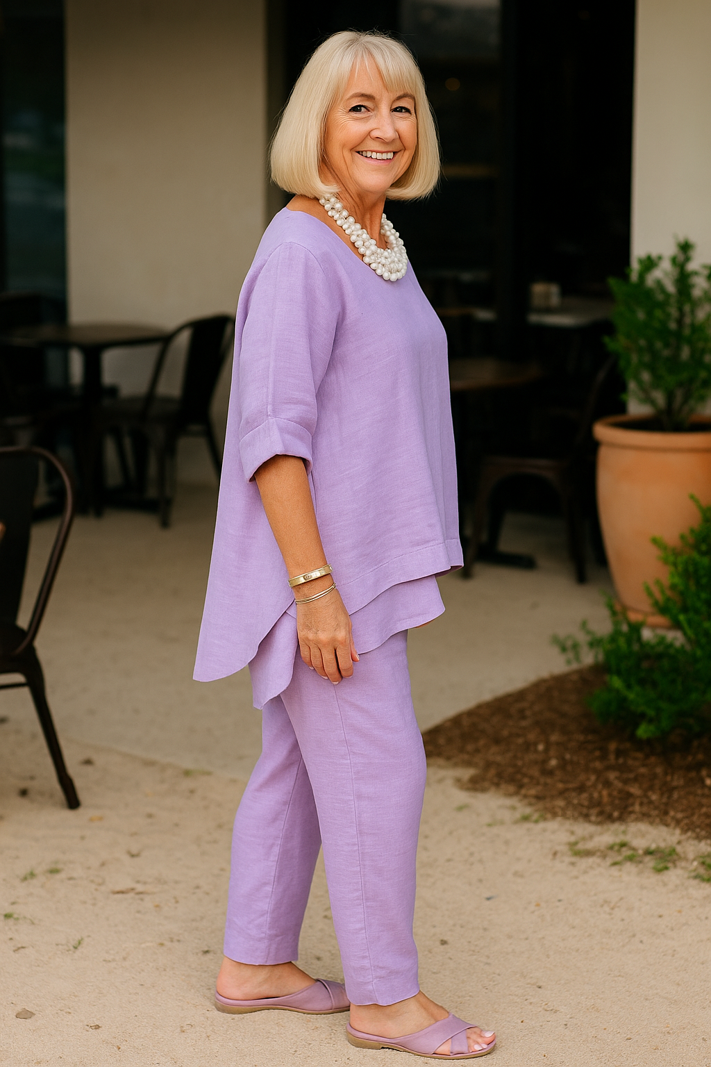 Restrained Elegant two-piece set for women | Marlowe