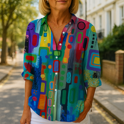 Enduring Chic blouse with elegant silhouette for women | Aurélie