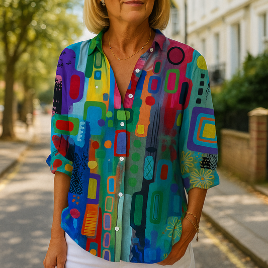 Enduring Chic blouse with elegant silhouette for women | Aurélie
