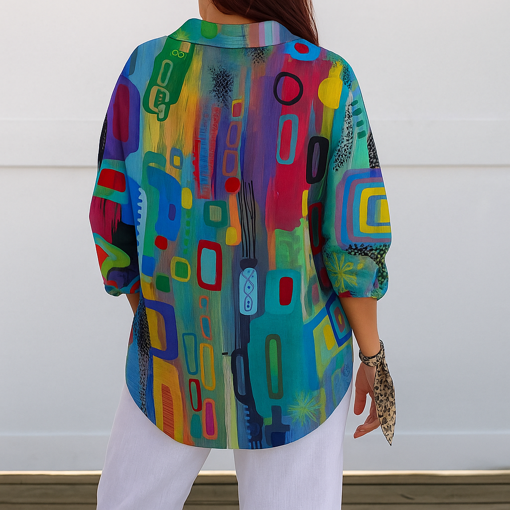 Enduring Chic blouse with elegant silhouette for women | Aurélie