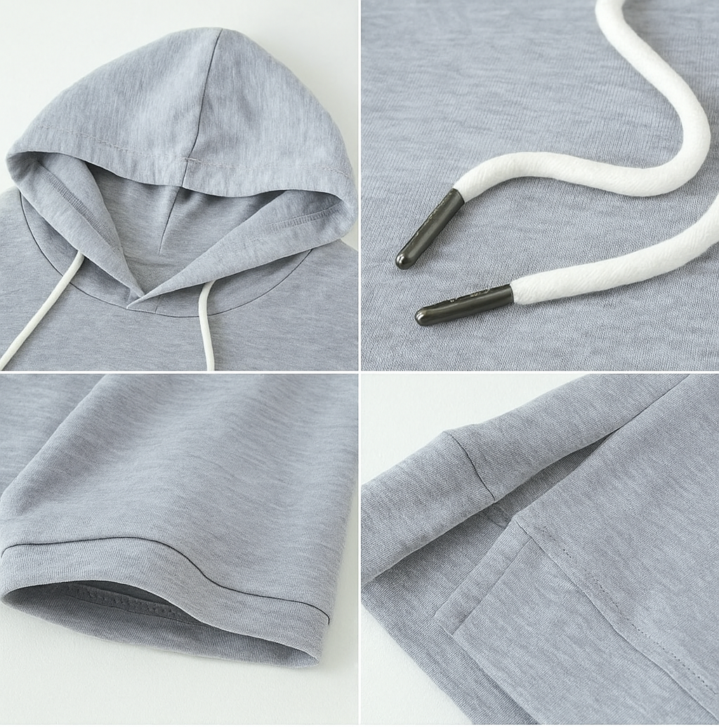 Adorable Short Sleeve Hooded Top For Women | Brielle