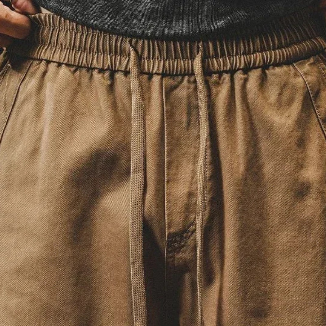 Painted Tapered Utility Cargo Trousers for Men | Railey