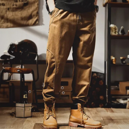 Painted Tapered Utility Cargo Trousers for Men | Railey