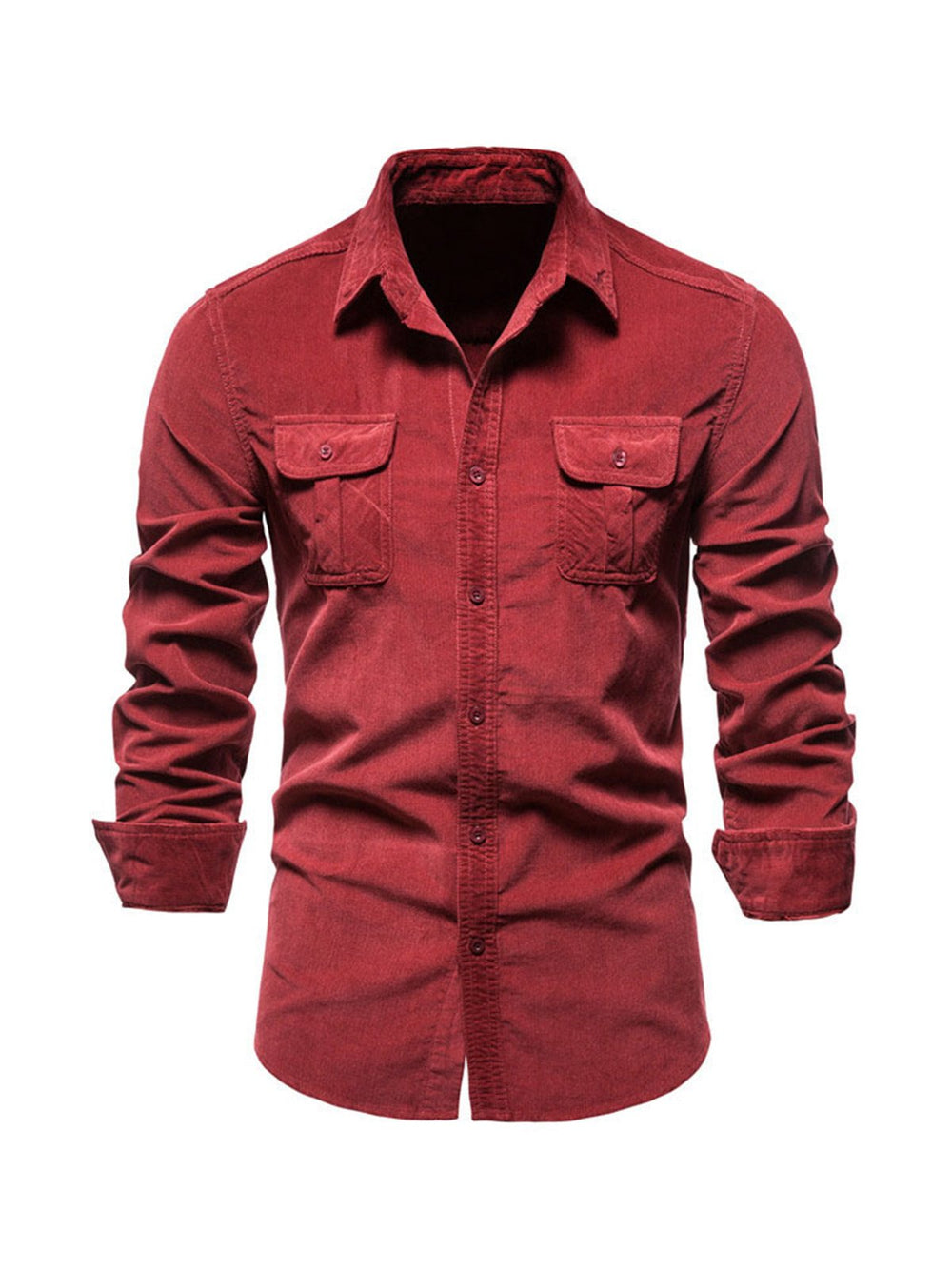 Denim Straight-cut winter shirt for men | Rowan
