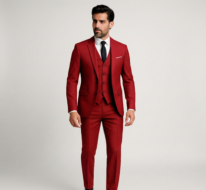 Granite Formal three-piece tailored suit for men | Assuli