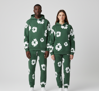 Honfleur Printed hoodie and jogger set | Valerios