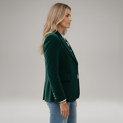 Country Elegant one-button blazer for women | Valerios