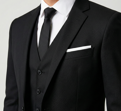 Granite Formal three-piece tailored suit for men | Assuli