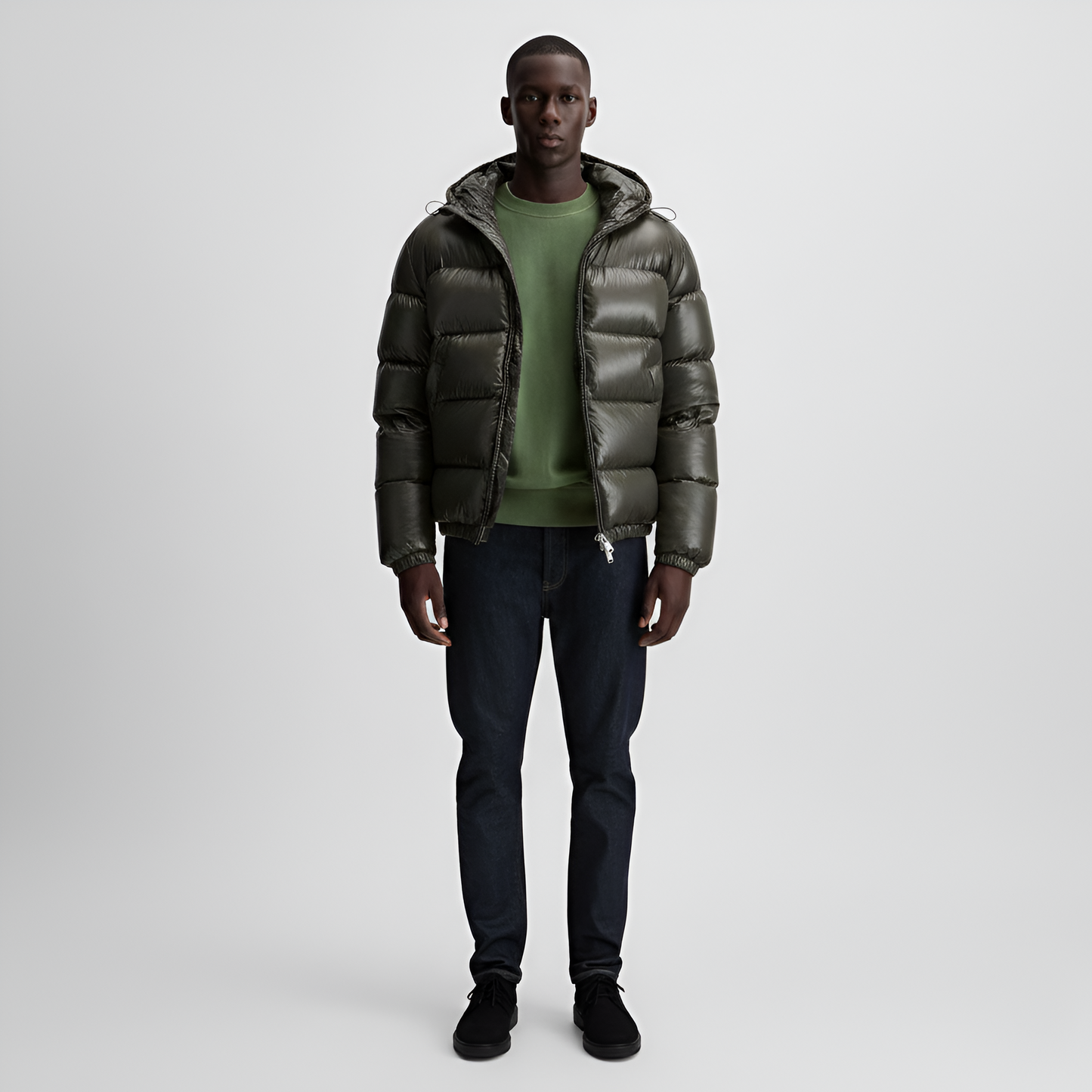 Forest Padded hooded jacket for men | Valerios