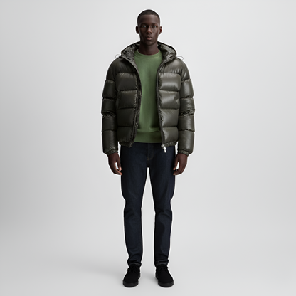 Forest Padded hooded jacket for men | Valerios