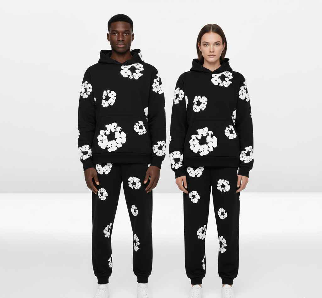 Honfleur Printed hoodie and jogger set | Valerios