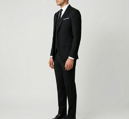 Granite Formal three-piece tailored suit for men | Assuli