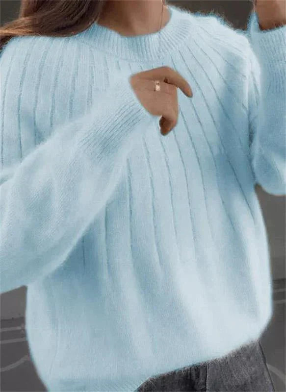 Speedy Elegant long-sleeve jumper with refined silhouette for women | Giada