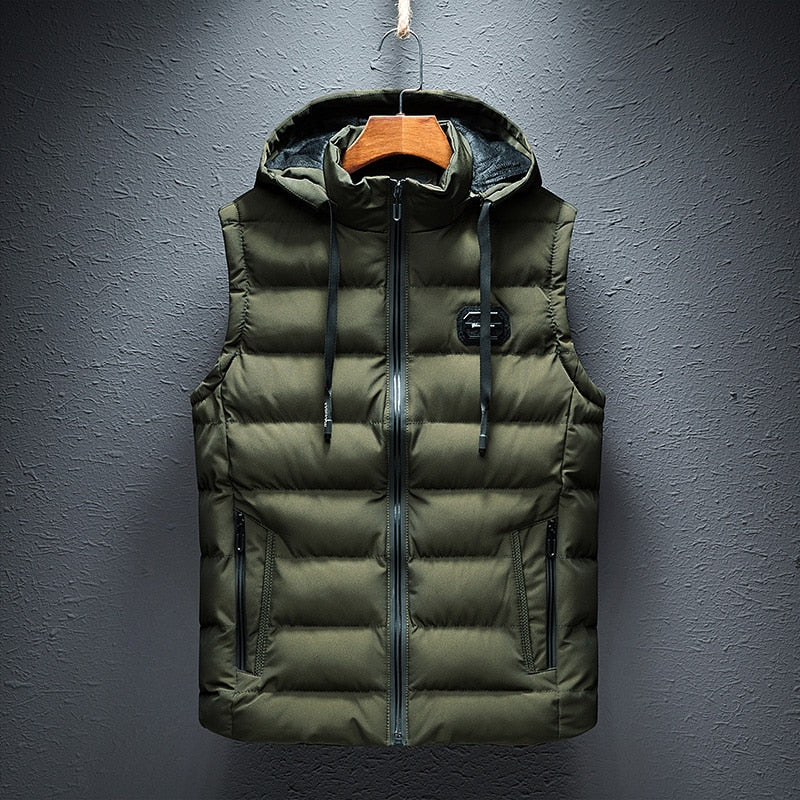 Everyday Padded Hooded Gilet Vest For Men | Kaedon