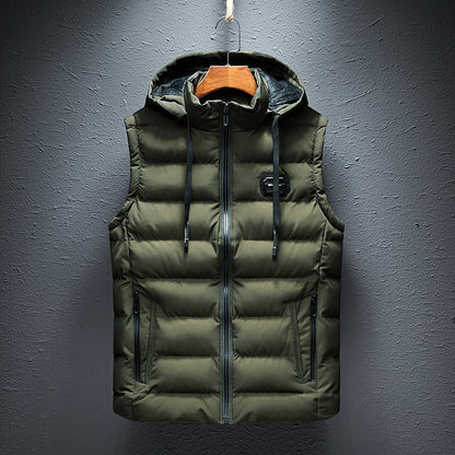 Everyday Padded Hooded Gilet Vest For Men | Kaedon