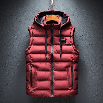 Everyday Padded Hooded Gilet Vest For Men | Kaedon