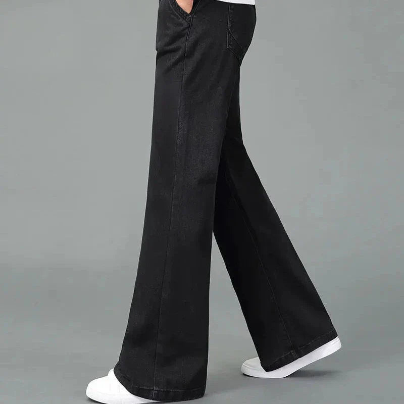Dazzling Boot Cut Flared Jeans For Men | Ronan