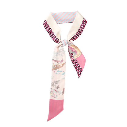 Leuven Equestrian silk scarf bag accessory for women