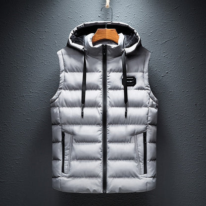 Everyday Padded Hooded Gilet Vest For Men | Kaedon