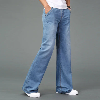 Dazzling Boot Cut Flared Jeans For Men | Ronan
