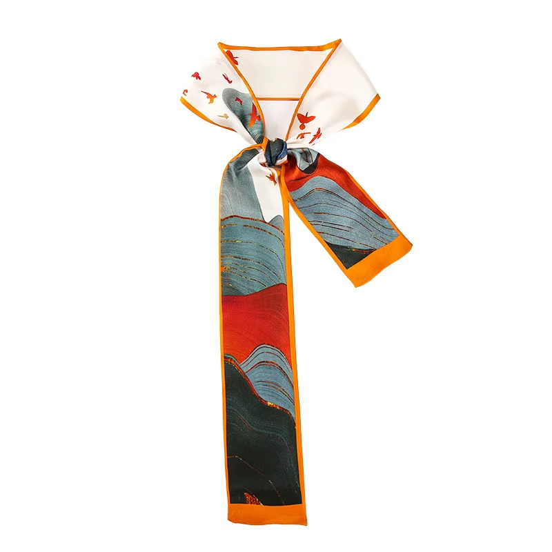 Leuven Equestrian silk scarf bag accessory for women