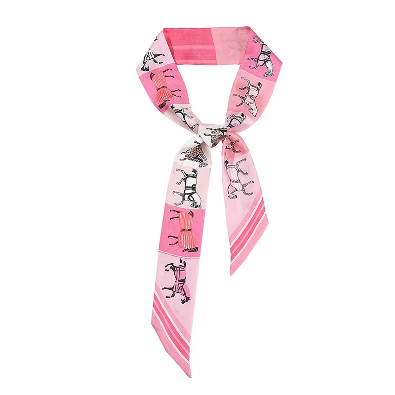 Leuven Equestrian silk scarf bag accessory for women