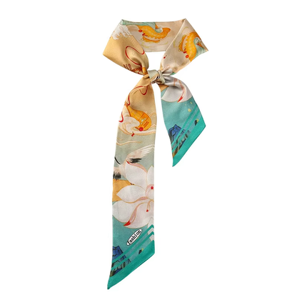 Leuven Equestrian silk scarf bag accessory for women