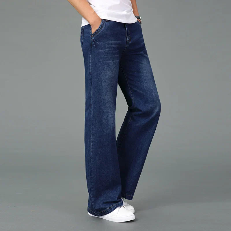 Dazzling Boot Cut Flared Jeans For Men | Ronan