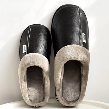 Relaxing Lined Slip On Indoor Slippers For Men | Alaric