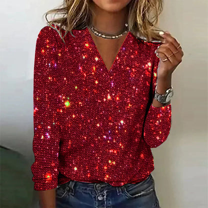 Hampstead Stylish V-neck sweater for women | Julia