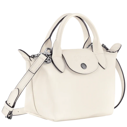 Printed Le Pliage Xtra XS leather bag for women | Longchamp