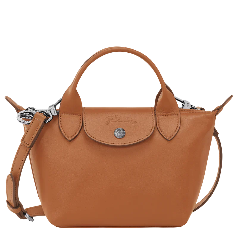 Printed Le Pliage Xtra XS leather bag for women | Longchamp