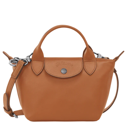 Printed Le Pliage Xtra XS leather bag for women | Longchamp