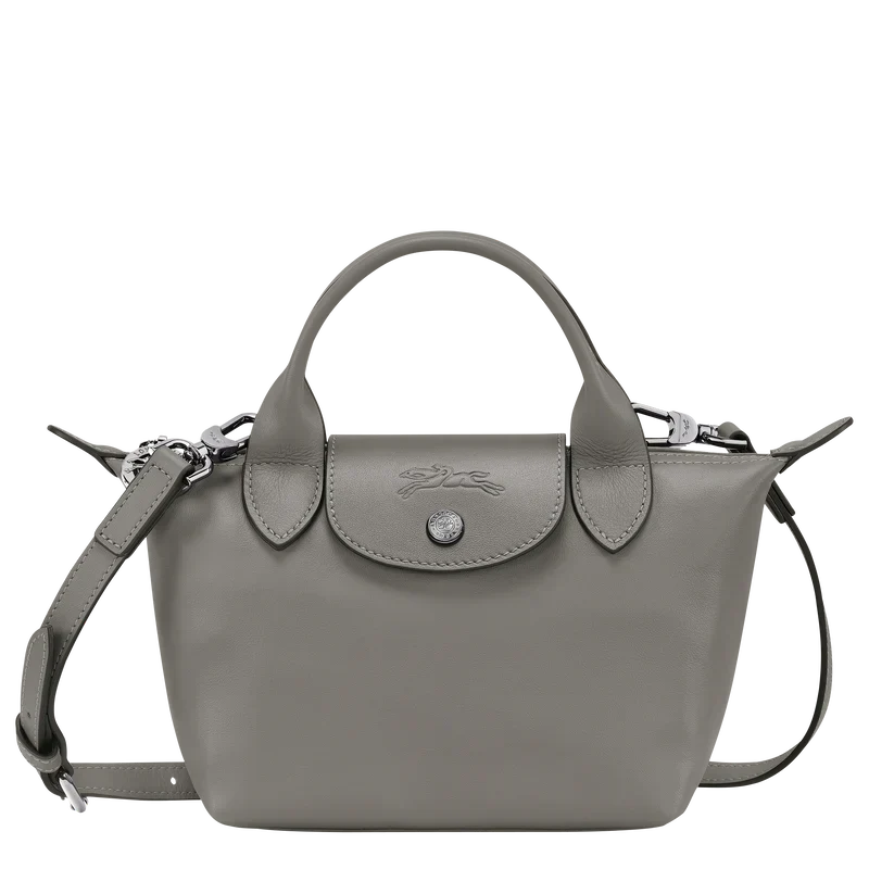 Printed Le Pliage Xtra XS leather bag for women | Longchamp