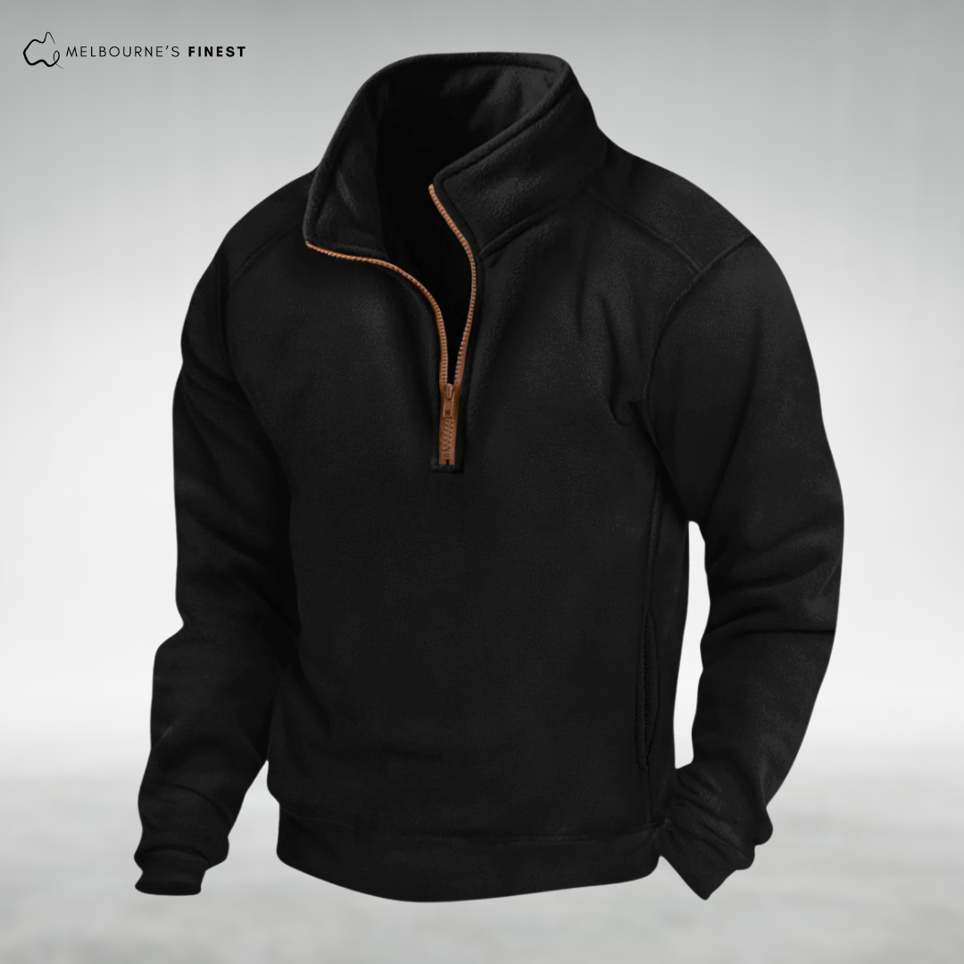 Distinguished Cozy half-zip pullover for men | Holden