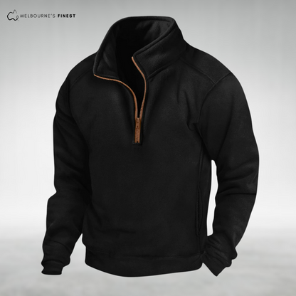 Distinguished Cozy half-zip pullover for men | Holden